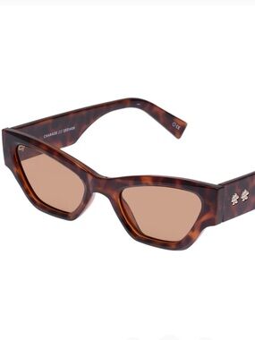 Le Specs x Afends Charade Tortoiseshell Cat Eye Sunglasses New